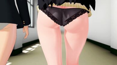 Tempting Tailored Tease: Blending S and No Skirt