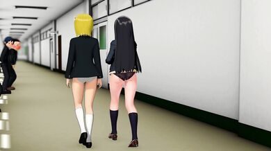 Tempting Tailored Tease: Blending S and No Skirt