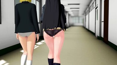 Tempting Tailored Tease: Blending S and No Skirt