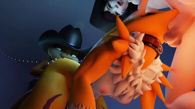 Sexy Demon Girlfriend Spit Roasts a Big Fat Wig Fritter in the Hottest Hentai Porn Video Ever!