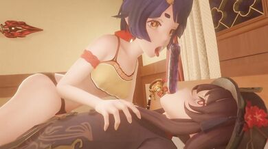 The Night of Passion with Liyue - Prank Gone Wrong [Hu Tao x Xiangling]