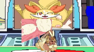Watch this hot Lopunny and MUGEN combination in the first position!