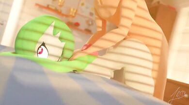 Watch Adrian Dust Red have wild sex with Gardevoir in doggy style!