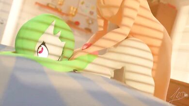 Watch Adrian Dust Red have wild sex with Gardevoir in doggy style!