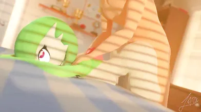 Watch Adrian Dust Red have wild sex with Gardevoir in doggy style!