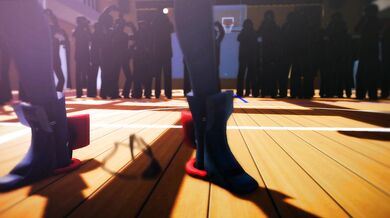 Sexy girl exhibitionism with MMD dolls in front of the camera!