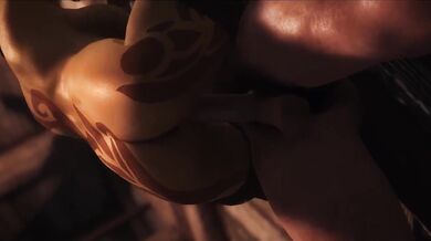 The Hentai Master and his Slave Capture Dragonborn and her Breasts