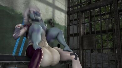 The SFM of Yordle Cellslut, where shes taken by a group of Thorders in a rough and dangerous prison