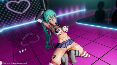 Masturbation-inspired Pole Dance by Kagura Suzu (Shimakaze cosplay)