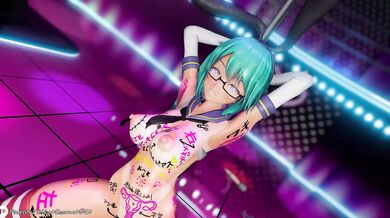 Masturbation-inspired Pole Dance by Kagura Suzu (Shimakaze cosplay)