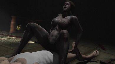 Deborah Harper rides hard and wild in Resident Evil