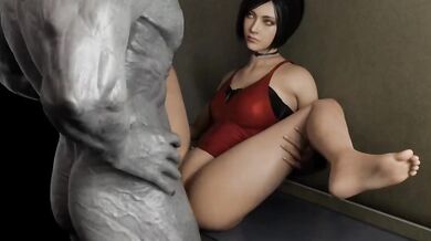 Thrusting in a tight ass, Ada Wong is fucked by an anonymous lover