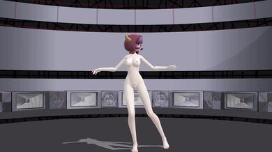 Battling for the Ultimate Prize in Pokemon Adventures: Courtney Stripped Bare by MMD!