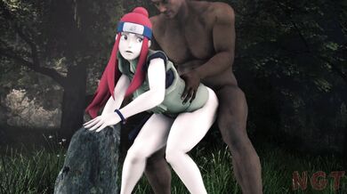 The ultimate team up! Naruto, Kushina, and Raikage unite for the biggest porno of all time!