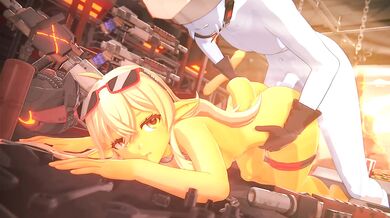 In the deep vastness of space, two sexy aliens engage in a fiery interstellar romp that will leave you breathless!