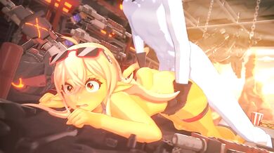 In the deep vastness of space, two sexy aliens engage in a fiery interstellar romp that will leave you breathless!