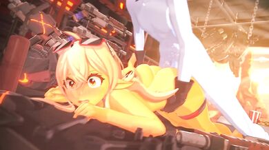 In the deep vastness of space, two sexy aliens engage in a fiery interstellar romp that will leave you breathless!