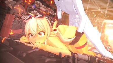 In the deep vastness of space, two sexy aliens engage in a fiery interstellar romp that will leave you breathless!