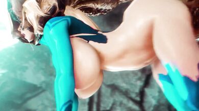 Samus Pounded by Monster Cock Khnum - Pure Moaning Sound