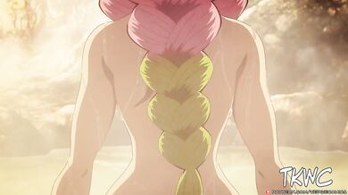 Watch the hot springs scene from the anime series Mitsuri, with a nude filter applied and directed by TheKillerWC