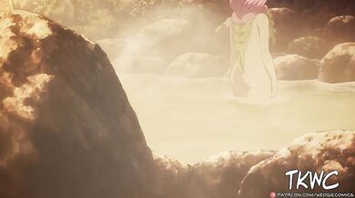 Watch the hot springs scene from the anime series Mitsuri, with a nude filter applied and directed by TheKillerWC