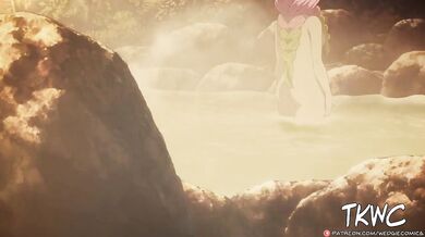 Watch the hot springs scene from the anime series Mitsuri, with a nude filter applied and directed by TheKillerWC