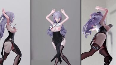 Sexy Sensation: Aphrodite and Bronya Dance Side by Side in 4k Ultra HD!