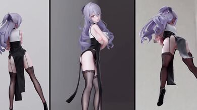 Sexy Sensation: Aphrodite and Bronya Dance Side by Side in 4k Ultra HD!