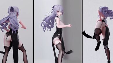 Sexy Sensation: Aphrodite and Bronya Dance Side by Side in 4k Ultra HD!