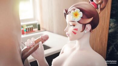 Watch as this sexy Asian babe gives a gentle handjob to her lucky dick! Splashy cumshots await you in this steamy porn video