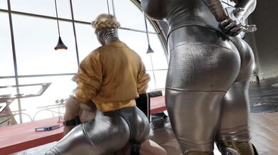 This is a porn video where the actors have sex in various positions, from left to right, all day and night This scene is directed by SerpentOrder