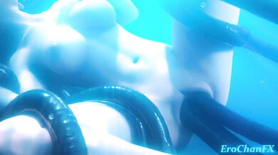 Tifa Underwater Tentacle Hentai Splash!