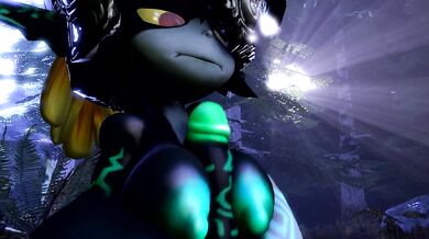 Watch the hentai Futa Midna get fucked by a giant monster cock!