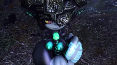 Watch the hentai Futa Midna get fucked by a giant monster cock!