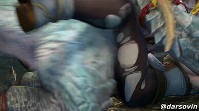 The Lustful Battle of Cassandra and Alexandra vs The Scaly Reptilian