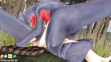 Sexual Relief With A Mega Evolution: Garchomp
