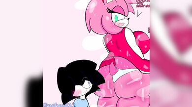 Amy Rose and OC Angelonce: The Heavenly Encounter