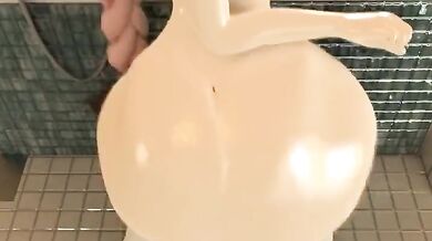 Beneath the Splashing Waterfalls, the Sultry Siren Lures in her Next Prey with a Shameless Ass Clap!