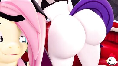 My Little Pony Twilight Sparkle and Applejack Car Twerking Adventure