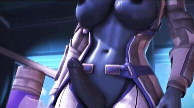Hey guys, its time for some hot and steamy Liara Growth action! Watch as her body stretches and expands to accommodate Big Johnsons massive schlong!