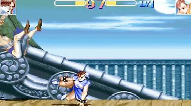 Chun-Li challenges Ryona, the Bride of the Dragon, to a heated battle in this hot hentai video