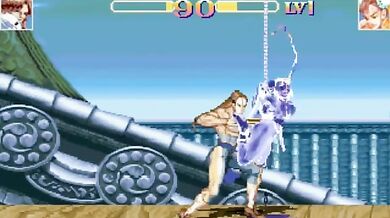 Chun-Li challenges Ryona, the Bride of the Dragon, to a heated battle in this hot hentai video