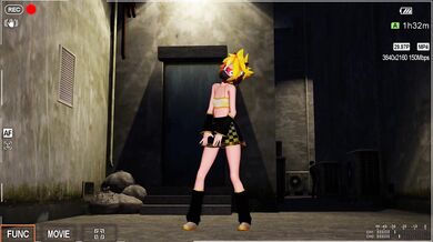 [MMD] Lena - Savage [Midnight Femboy Cam Strip]