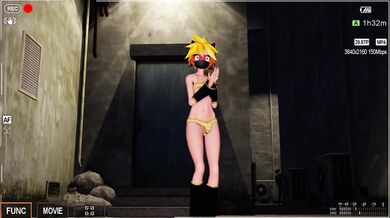 [MMD] Lena - Savage [Midnight Femboy Cam Strip]