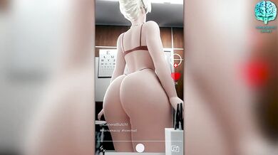 Watch the ultimate battle between two MILFs as they fight for domination in Gimme More: The Nameless Brain Butch Hentai Video