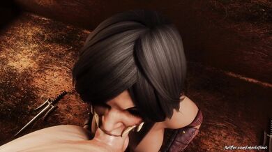 Mileenas deep throat pounding by Mavixtious