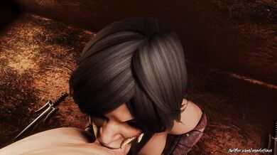 Mileenas deep throat pounding by Mavixtious