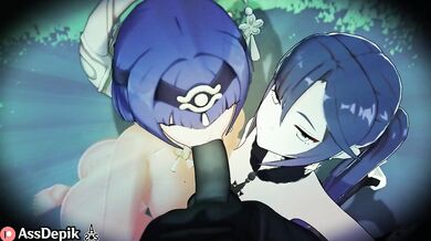 Mona, Candace X and Hilichurl (pII) are at it again in this new hentai PORN video!