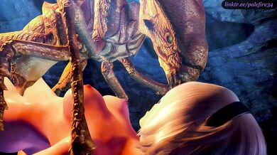 The breeding of ants with the Yorha 2b in the most erotic and sensual way possible, will leave you breathless!