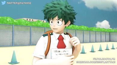 Watch Deku get teased by his hot teacher in Exploring the Curveball
